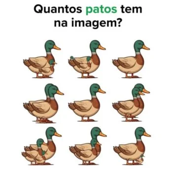 Desafio: Quantos Patos Tem Nessa Imagem?