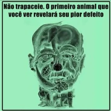 Não Trapaceie: O Primeiro Animal que Você Ver Revelará Seu Pior Defeito