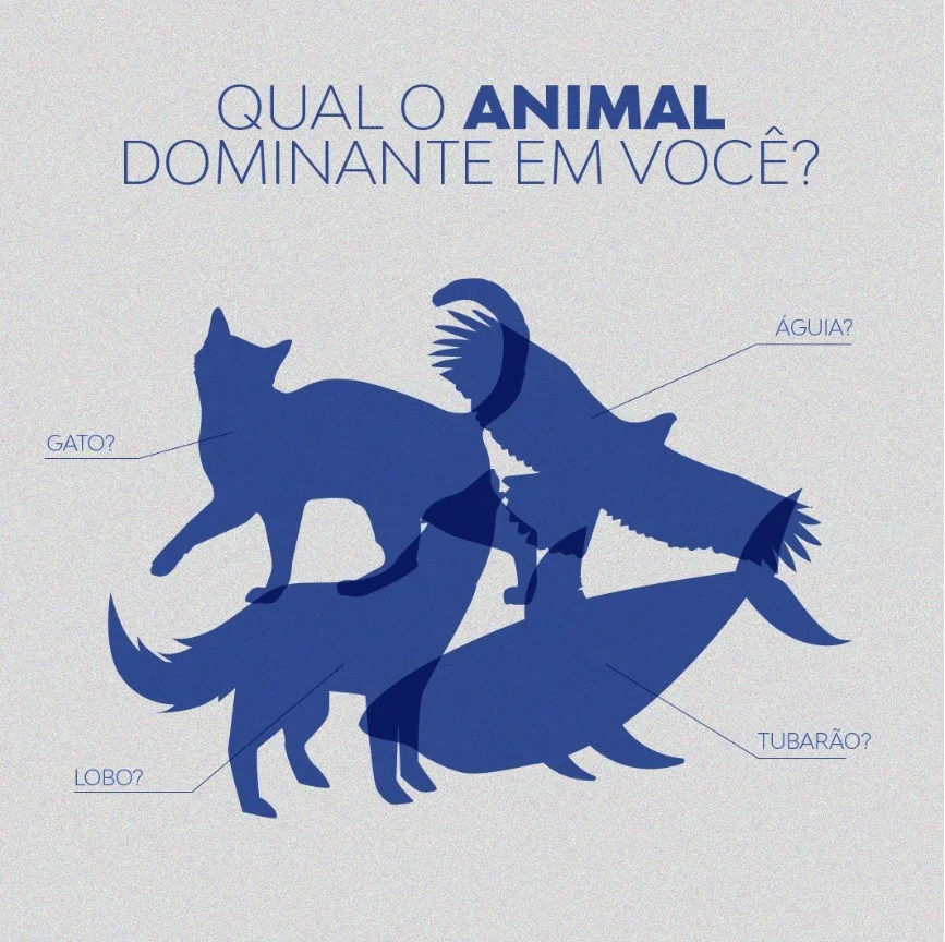 Teste Visual: Qual é o Animal Dominante em Você?
