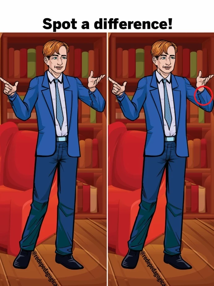 Desafio Visual: Encontre a Diferença no Homem de Negócios!