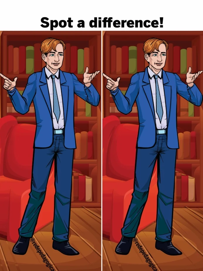 Desafio Visual: Encontre a Diferença no Homem de Negócios!
