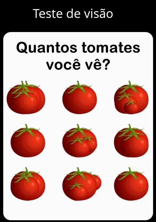 Desafio Visual: Quantos Tomates Você Consegue Enxergar?