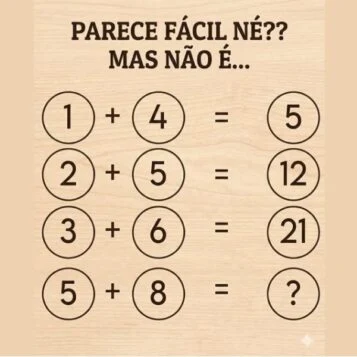 Parece Fácil… Mas Não É: Descubra o Padrão da Sequência Matemática!