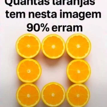 Quantas Laranjas Há Nessa Imagem? 90% Erram