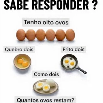Sabe Responder? O Desafio dos Ovos!