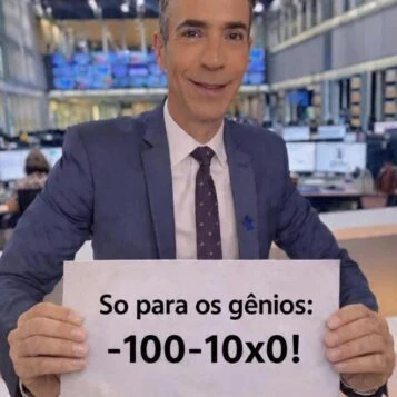 desafio matemático para gênios: -100-10x0!