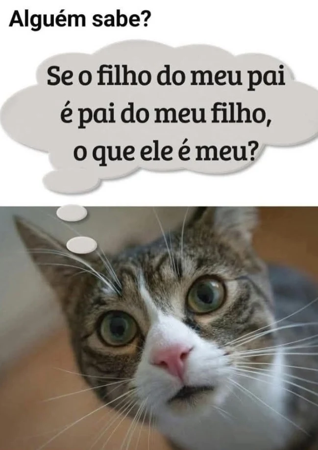 Desafio do dia: O filho do meu pai é pai do meu filho