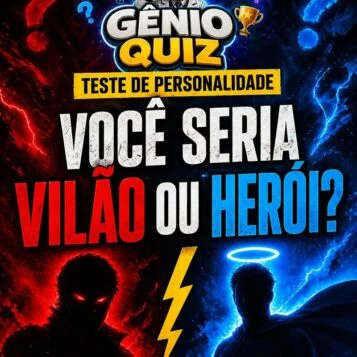 Teste de personalidade vilão ou herói – descubra quem você seria no Gênio Quiz
