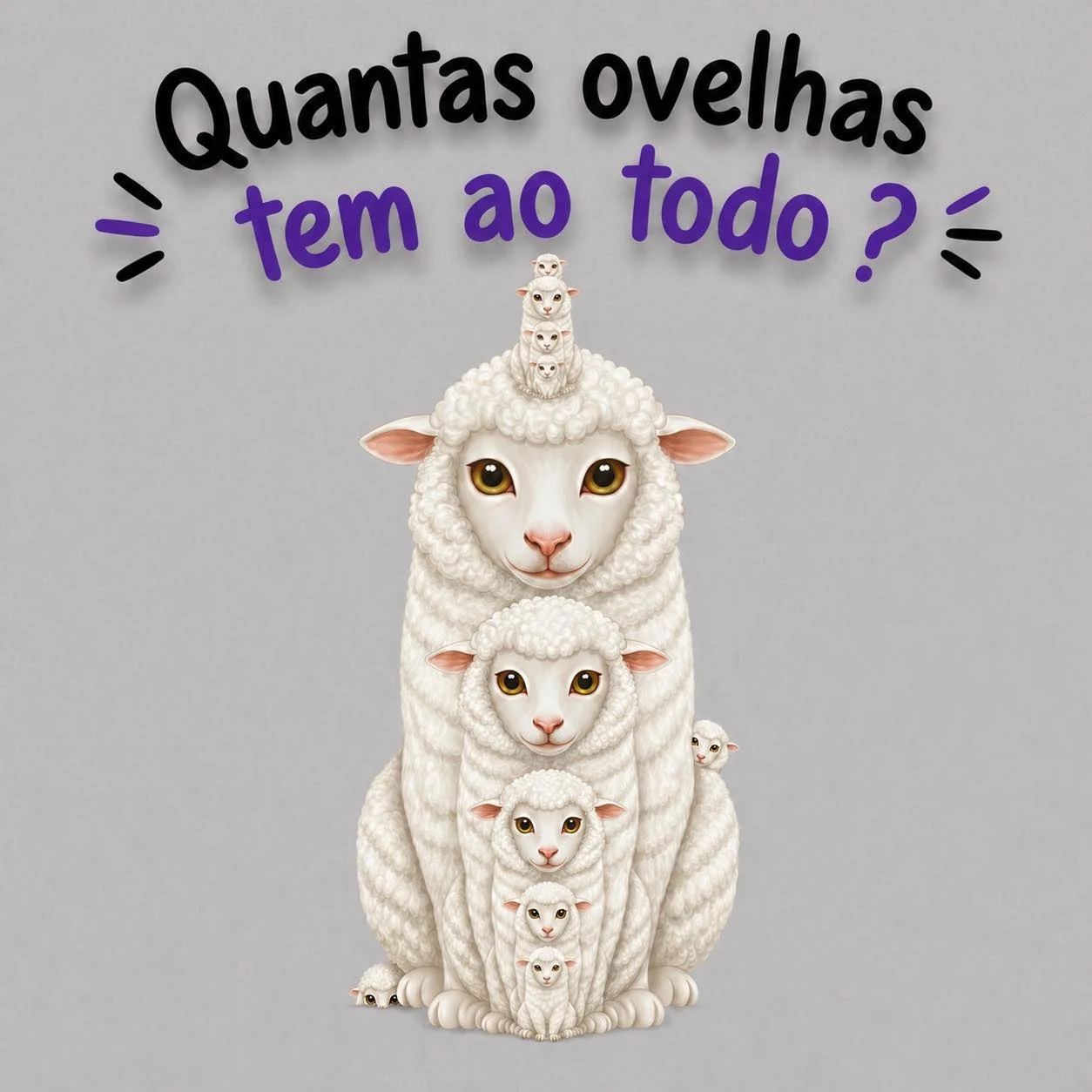 quantas ovelhas tem na imagem desafio visual