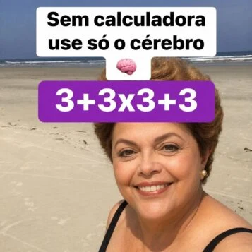 quanto é 3+3x3+3 desafio matemático sem calculadora