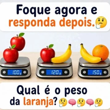 resultado do desafio do peso da laranja igual a 80 gramas explicado passo a passo