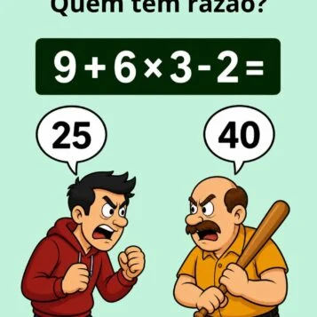 desafio matemático com respostas 25 e 40