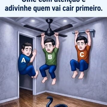 quem vai cair primeiro desafio de lógica com cobra