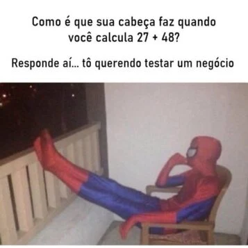 como calcular 27 mais 48 mentalmente