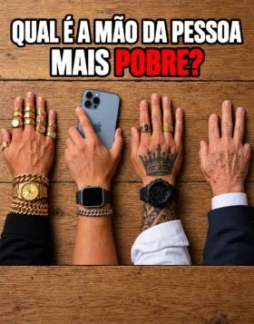 Desafio para descobrir qual é a mão da pessoa mais pobre entre quatro participantes